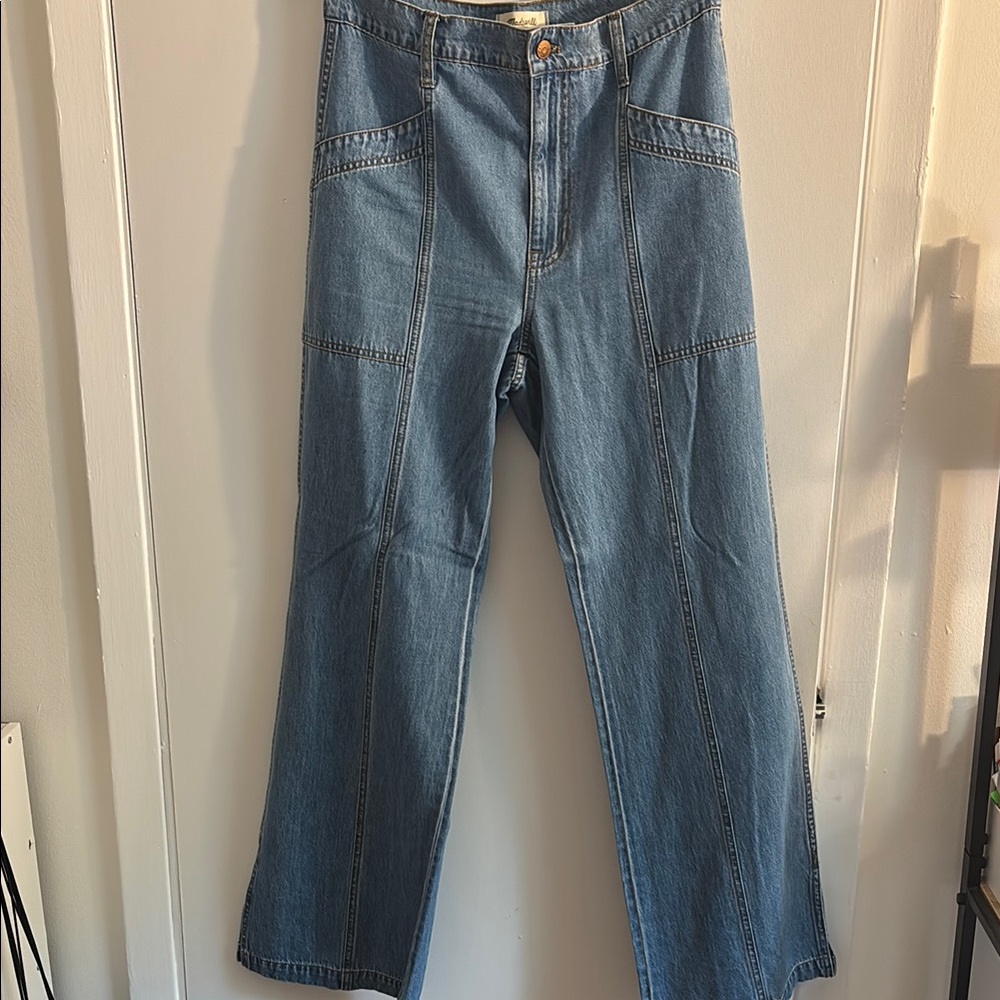 Madewell Women's Relaxed Loose Flare Jeans